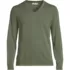 Men's Fine Gauge Cotton V-neck Sweater, Front