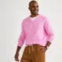 Men's Fine Gauge Cotton V Neck Sweater, alternative image