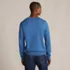 Men's Fine Gauge Cotton V Neck Sweater, Back