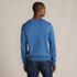 Men's Fine Gauge Cotton V Neck Sweater, Back