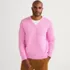 Men's Fine Gauge Cotton V Neck Sweater, Front
