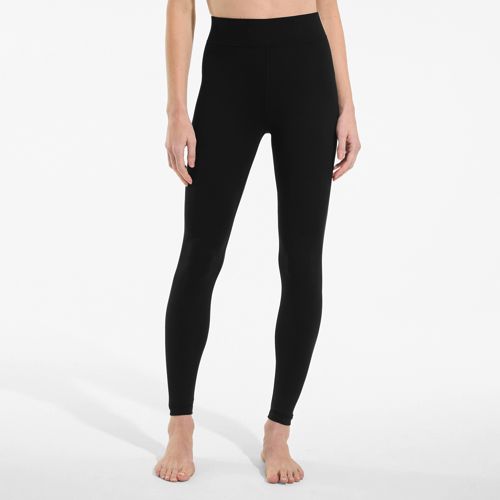  Lands' End Lange Stretch-thermaskin-unterhose, Damen, Größe:32-34 Regular, Schwarz, Elasthan/polyester-mischung, By Lands' End 