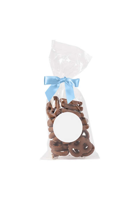 Milk Chocolate Covered Mini Pretzels with Custom Logo Snack Gift Bag
