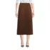 Women's Poly Crepe Pleated Midi Skirt, Back