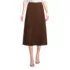 Women's Poly Crepe Pleated Midi Skirt, Front