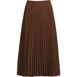 Women's Poly Crepe Pleated Midi Skirt, Front