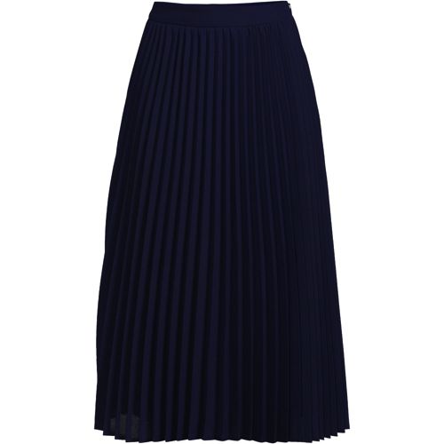 Navy pleated clearance skirt size 18