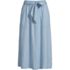 Women's Plus Size TENCEL™ Fiber Tie Waist Midi Skirt, Front