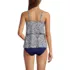 Women's Scoop Neck Tiered Tankini Swimsuit Top, Back