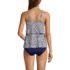 Women's Scoop Neck Tiered Tankini Swimsuit Top, Back