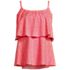 Women's Scoop Neck Tiered Tankini Swimsuit Top, Front