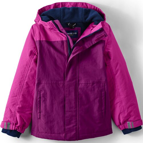 Lands' End, Jackets & Coats, Lands End Womens Fleece Vest Xl 82 Pink  Purple