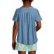 Girls Short Sleeve Active Curved Hem Tee, Back