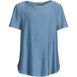 Girls Short Sleeve Active Curved Hem Tee, Front