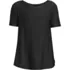 Girls Short Sleeve Active Curved Hem Tee, Front
