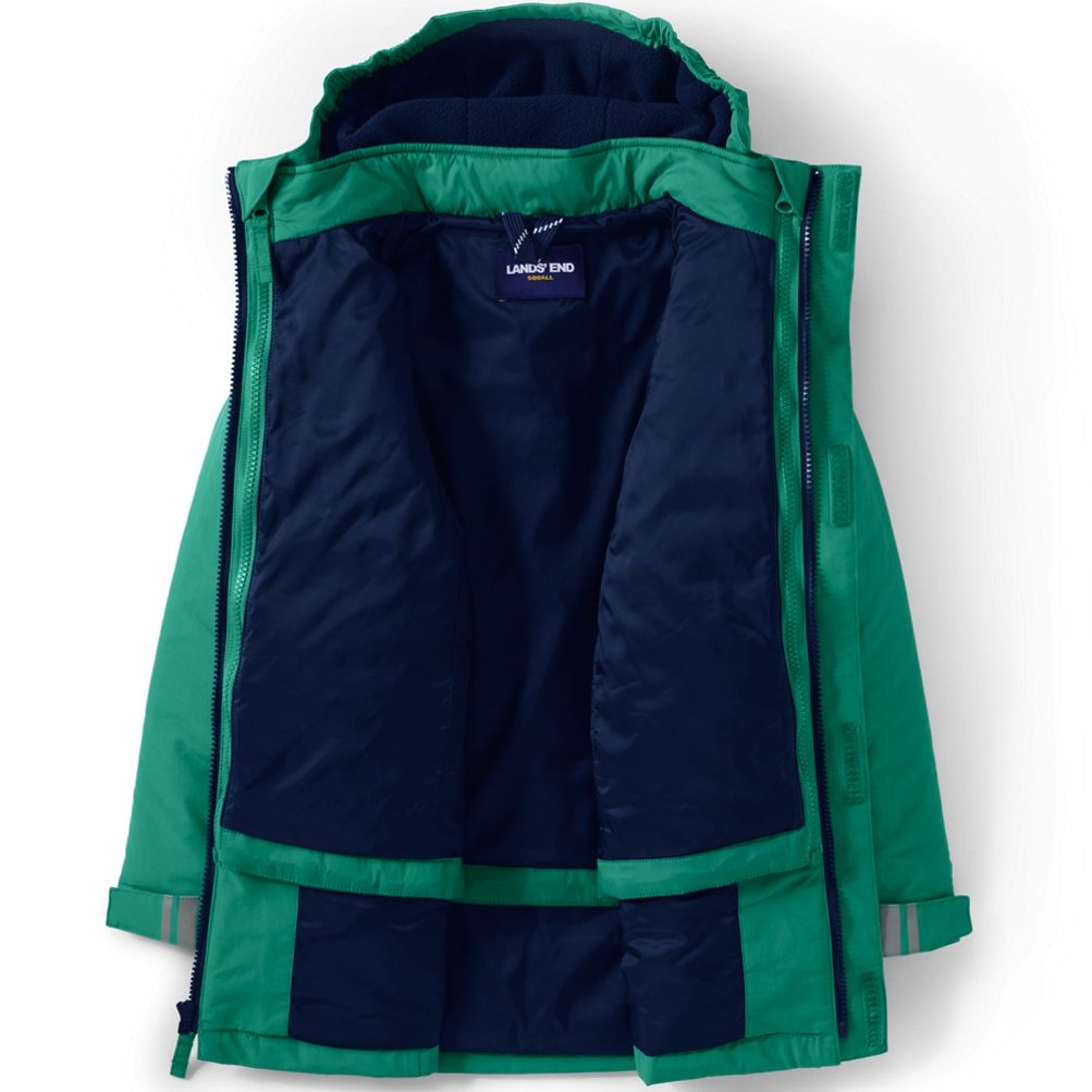 Lands end hot sale waterproof coat