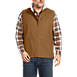 Blake Shelton x Lands' End Men's Big and Tall Sherpa Lined Canvas Vest, Front