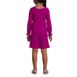 Girls Long Sleeve Tiered Knit Dress, Back