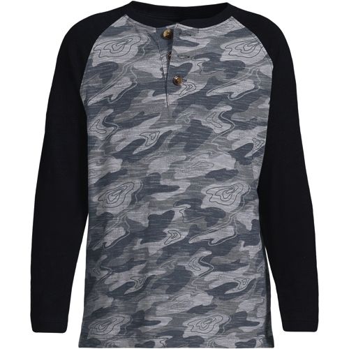 Grey Classic Waffle Henley – JACHS NY