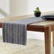 Blue Loom Harper Ribbed Stripe Cotton 13''x72'' Table Runner, alternative image