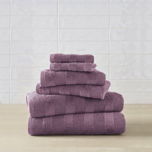 Turkish Quick-Dry Cotton 6-Piece Bath Towel Set