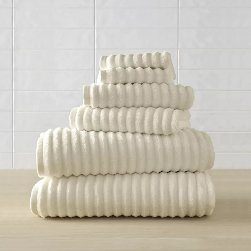 Blue Loom Mason 6 Piece Cotton Bath Towel Set, alternative image