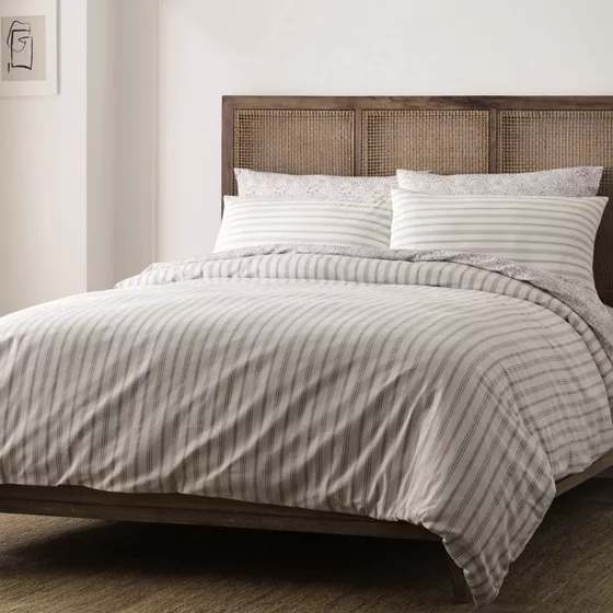 Blue Loom Saylor Stripe Cotton Duvet Cover Set - primary