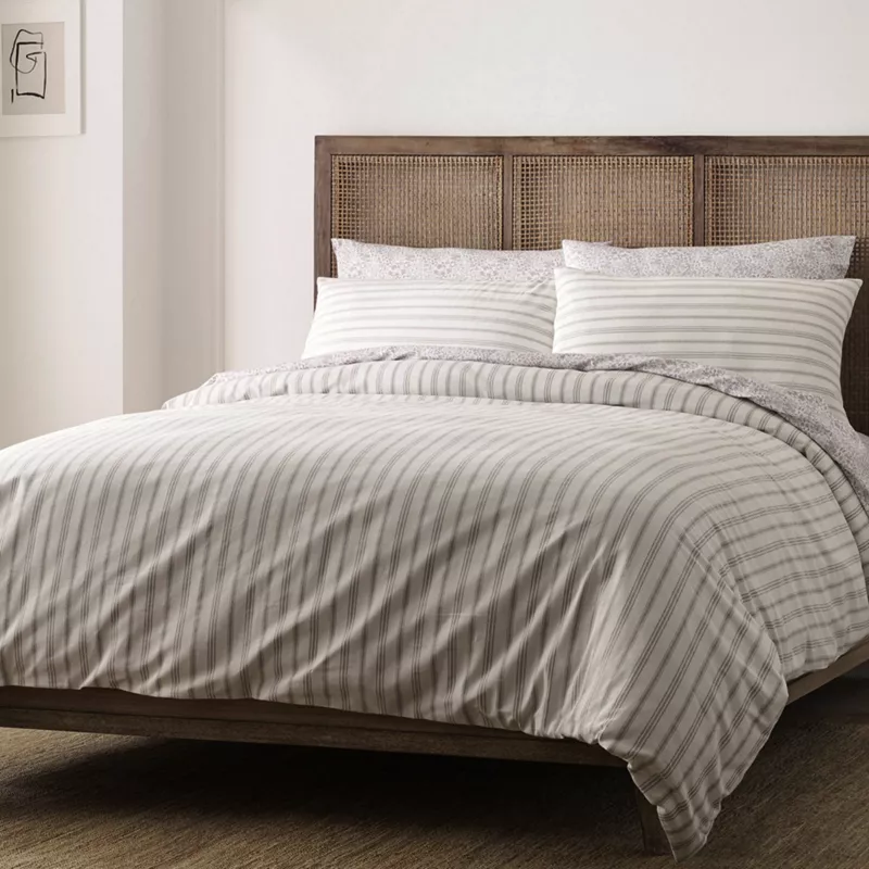 Blue Loom Saylor Stripe Cotton Duvet Cover Set, alternative image