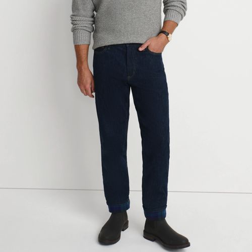 Lands end flannel lined sales jeans