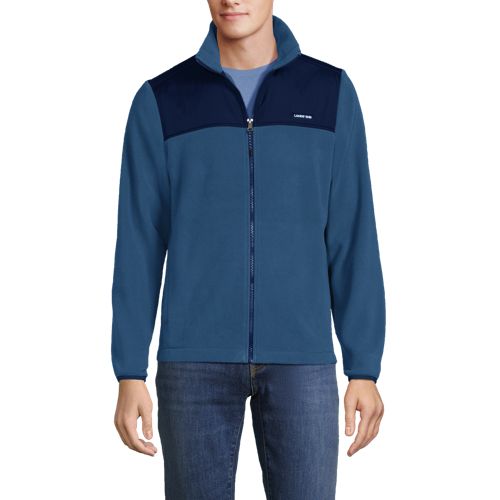 Men's Tall Fleece Full Zip Jacket | Lands' End