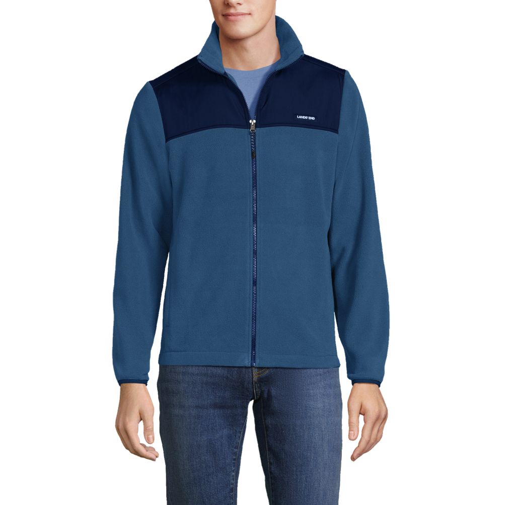 Men's Big Fleece Full Zip Jacket | Lands' End