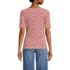 Women's Petite Lightweight Jersey Tie Front Top, Back