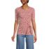 Women's Petite Lightweight Jersey Tie Front Top, Front