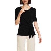 Women's Lightweight Jersey Tie Front Top