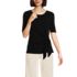 Women's Lightweight Jersey Tie Front Top, Front