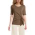Women's Lightweight Jersey Tie Front Top, Front