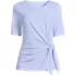 Women's Lightweight Jersey Tie Front Top, Front