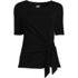 Women's Lightweight Jersey Tie Front Top, Front
