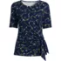 Women's Lightweight Jersey Tie Front Top, Front