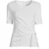 Women's Lightweight Jersey Tie Front Top, Front