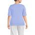 Women's Plus Size Lightweight Jersey Tie Front Top, Back