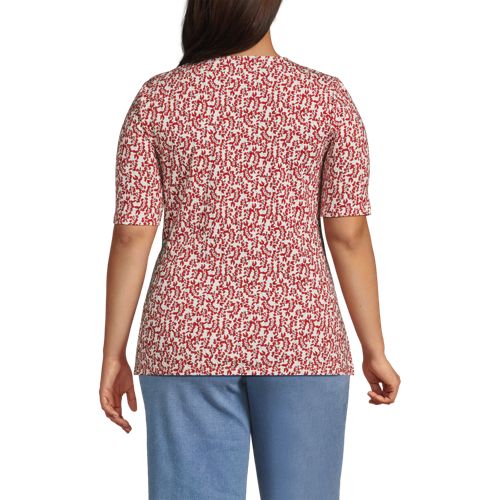 Women's Lightweight Jersey Tie Front Top - image 3