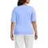 Women's Plus Size Lightweight Jersey Tie Front Top, Back