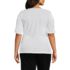 Women's Plus Size Lightweight Jersey Tie Front Top, Back