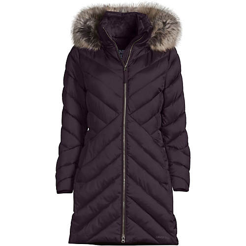 Women's Insulated Cozy Fleece Lined Winter Coat - Secondary