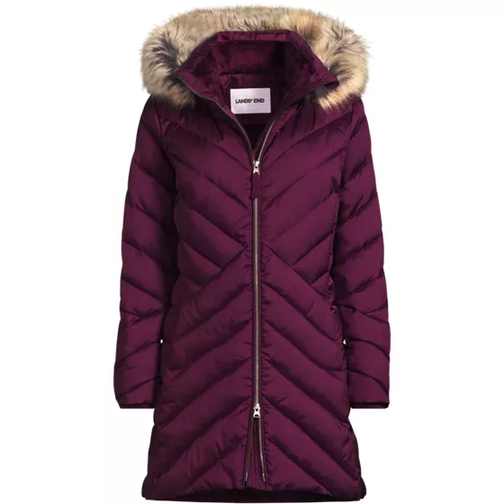 Women's Plus Size FeatherFree Cozy Fleece Lined Winter Coat - primary