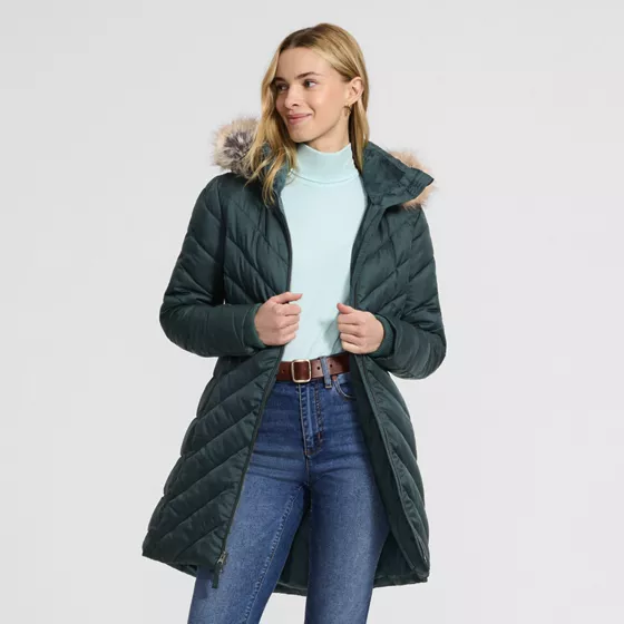 Women's FeatherFree Cozy Fleece Lined Winter Coat - primary