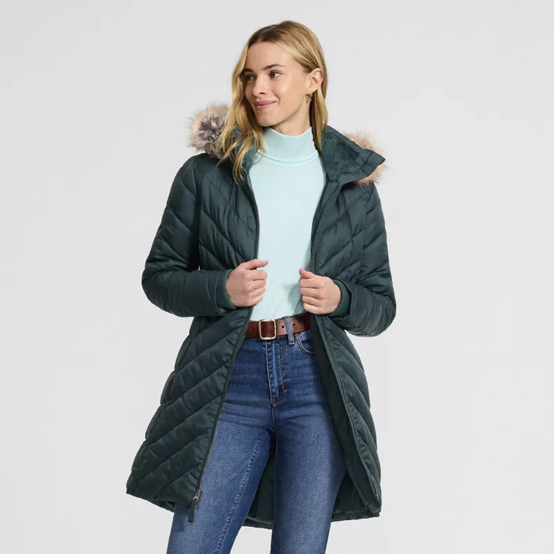 Women's FeatherFree Cozy Fleece Lined Winter Coat, alternative image