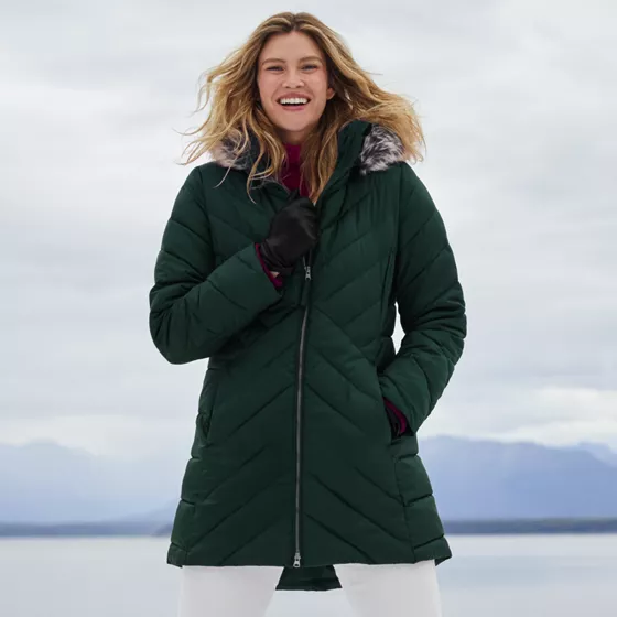 Women's FeatherFree Cozy Fleece Lined Winter Coat - primary