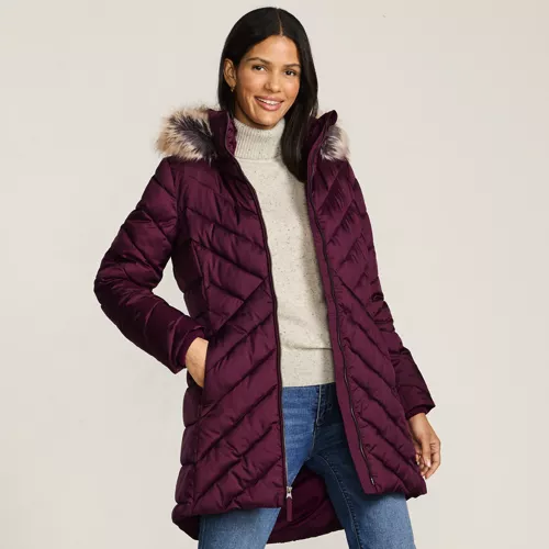Women's FeatherFree Cozy Fleece Lined Winter Coat, alternative image